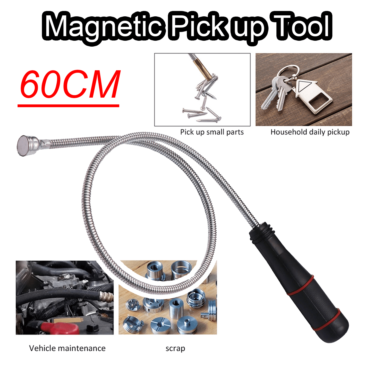 Spring Bar Tool Set - Herramienta Magnética Plegable y Resistente, Barra