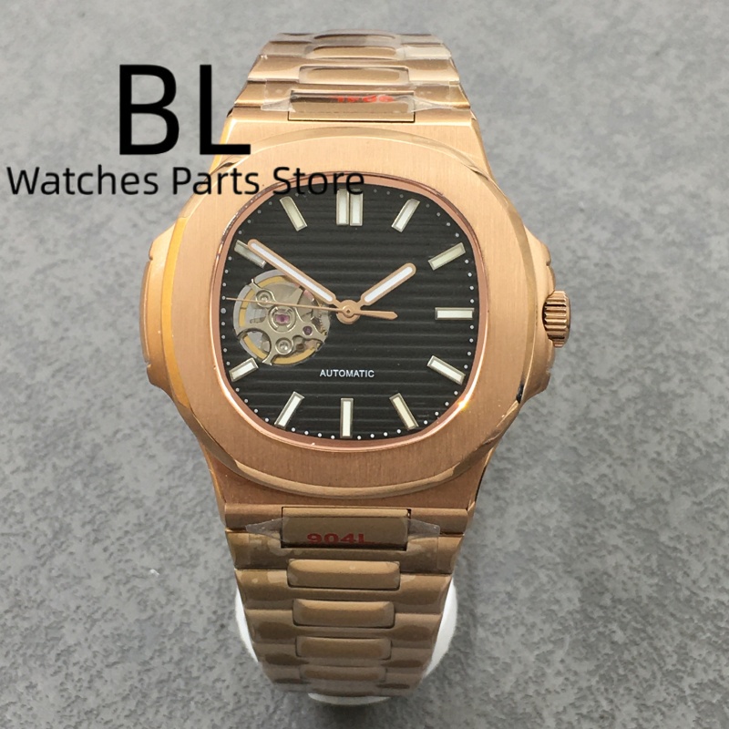 BLIGER 40MM cuadrado oro rosa  - Patek Philippe Watch Nautilus reseña y precio