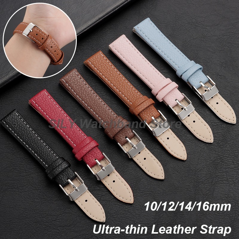 Correa de reloj de cuero ultra - Suede Strap Watch reseña y precio