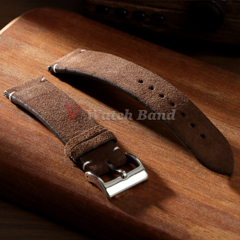 Correa de reloj Vintage de pie - Suede Strap Watch reseña y precio