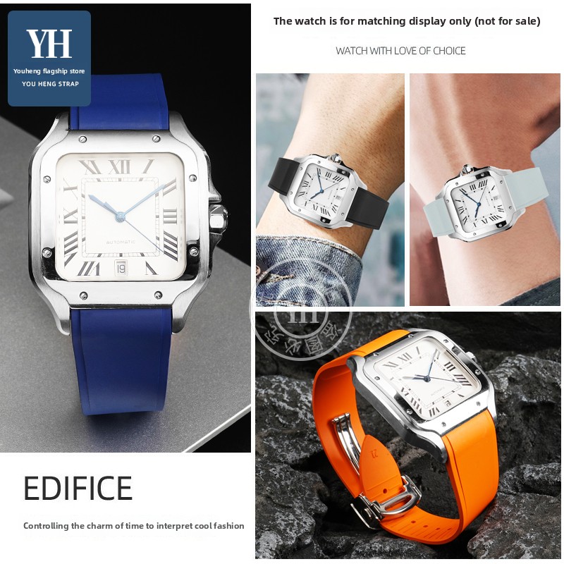 Correa de reloj de liberación  - Cartier Watch Santos reseña y precio
